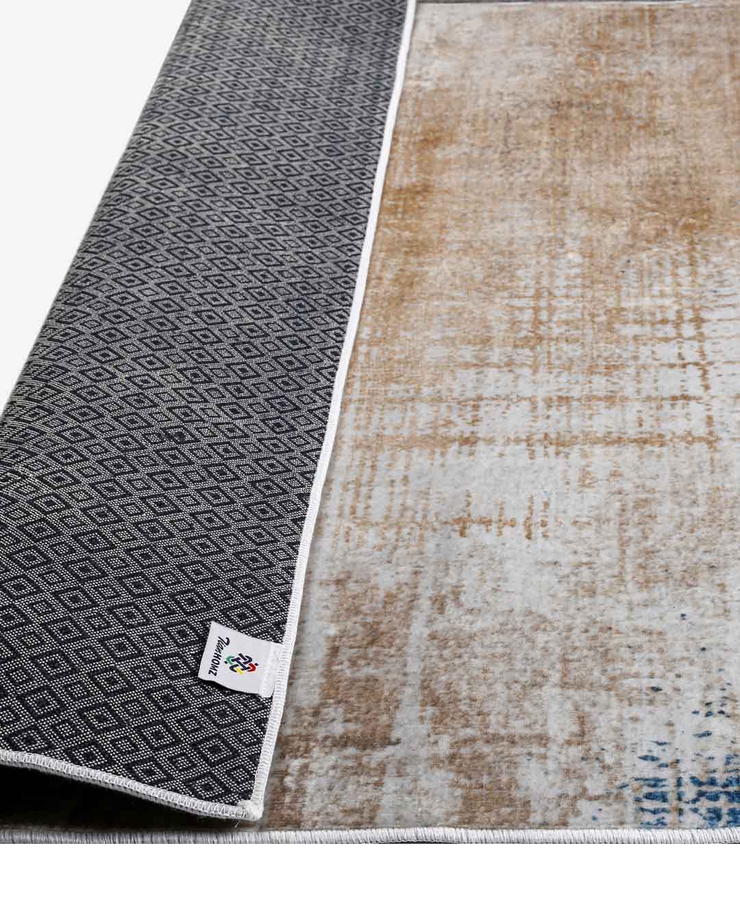 Rana fantastic blue and beige modern soft carpet