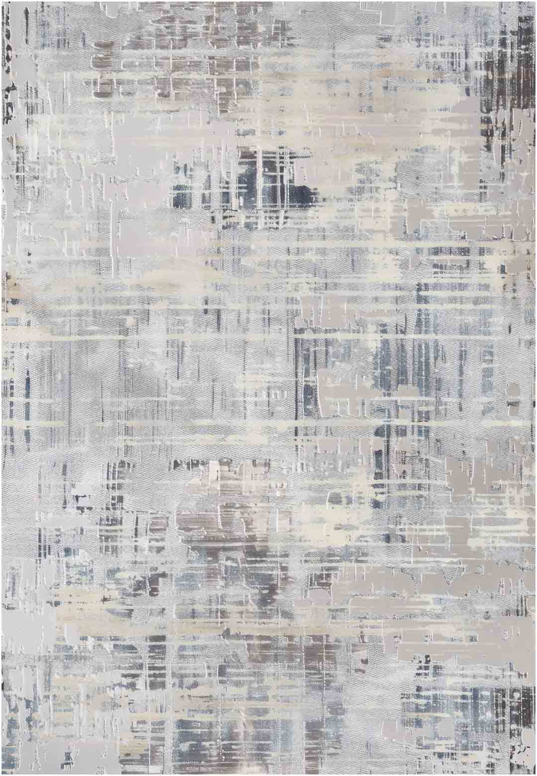 Szürke Modern Absztrakt Szőnyeg