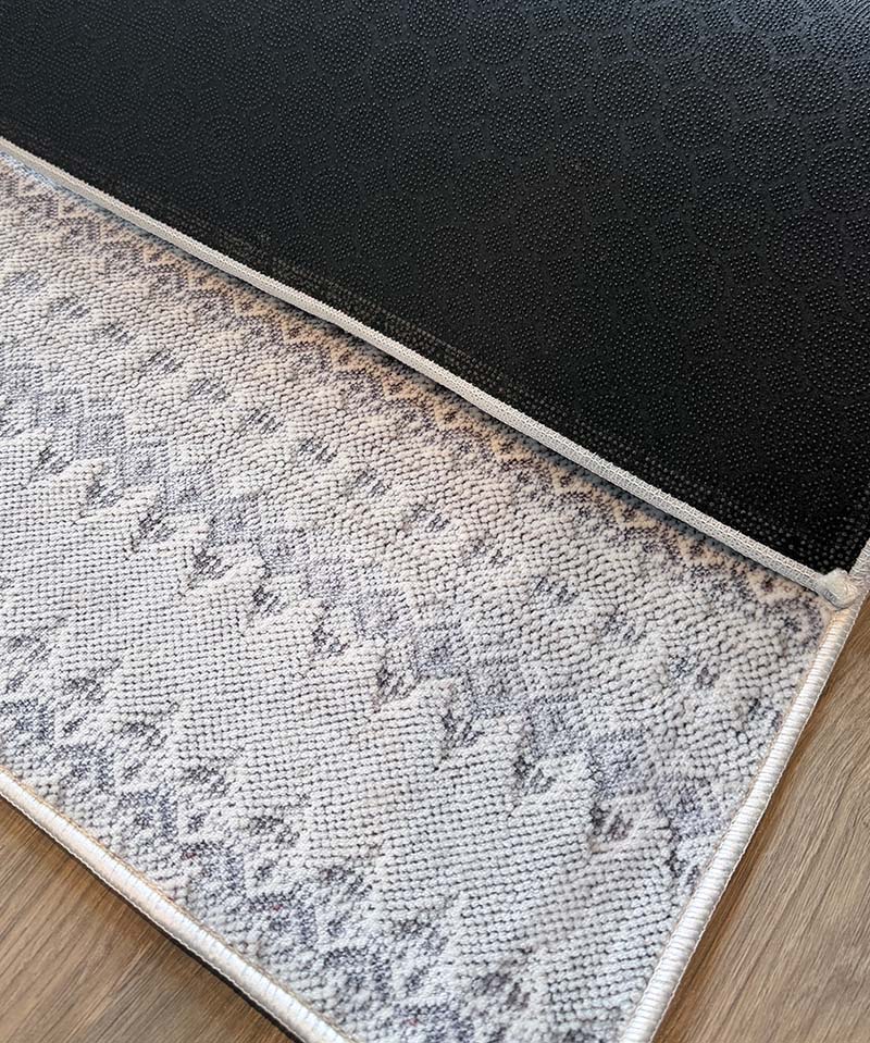 Yara schlichter, moderner, weicher und glänzender Teppich in Beige