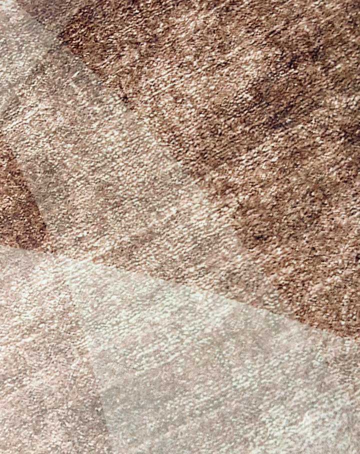 Moderner Teppich Beige Braun – Abstraktes Design für Wohnzimmer & Büro