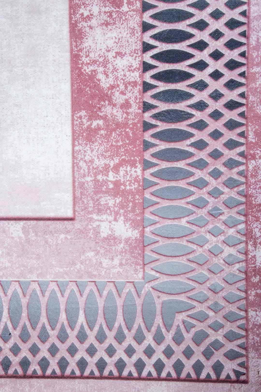 Rózsaarany Keret – Elegáns Modern Szőnyeg