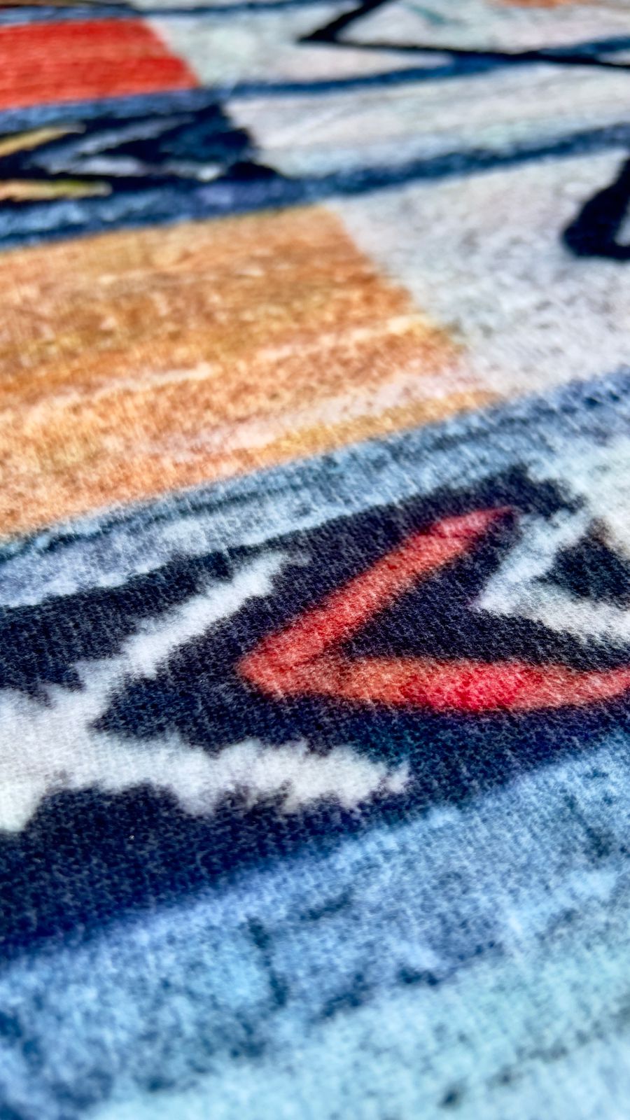 Kilim Teppich Ethno Bunt – Wohnzimmer Teppich im Boho-Stil