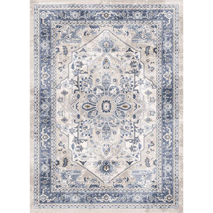 Yara Vintage Perserteppich in Beige, weich und glänzend 