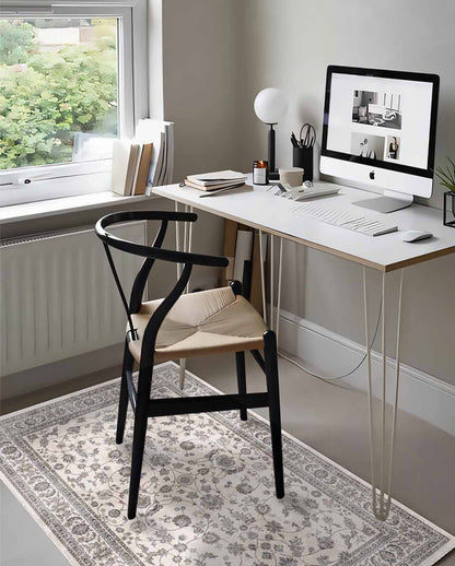 Keret vintage bézs puha és fényes szőnyeg 