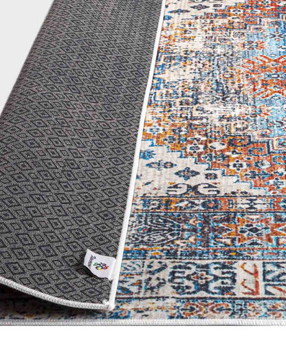 yusra vintage színes puha és fényes szőnyeg 