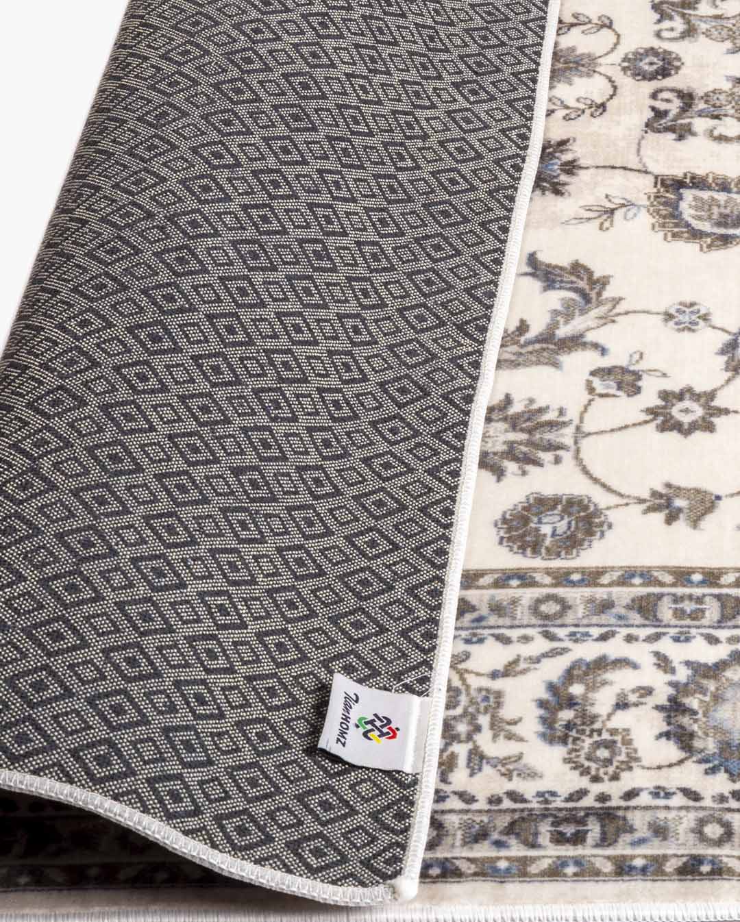 Keret vintage bézs puha és fényes szőnyeg 