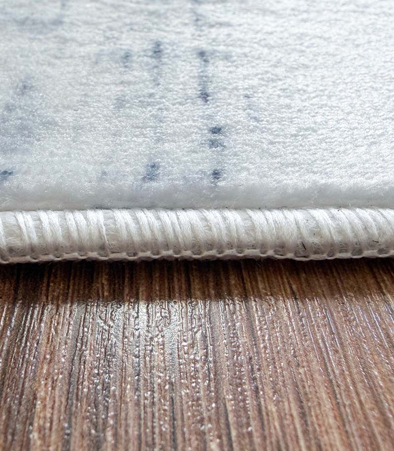 Yara schlichter, moderner, weicher und glänzender Teppich in Beige 