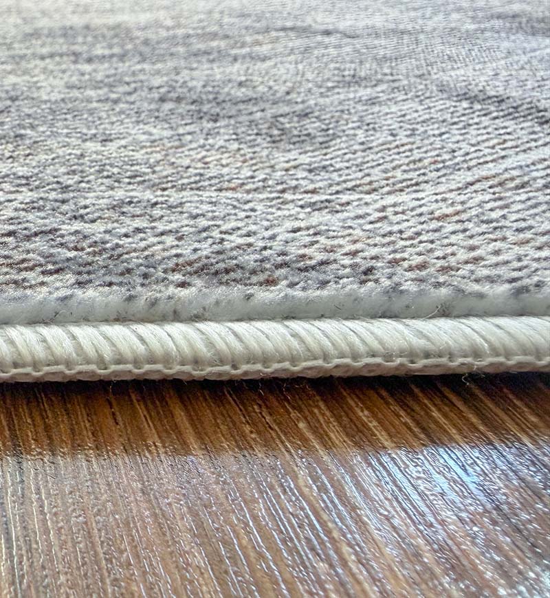 Yara schlichter, moderner, weicher und glänzender Teppich in Beige 