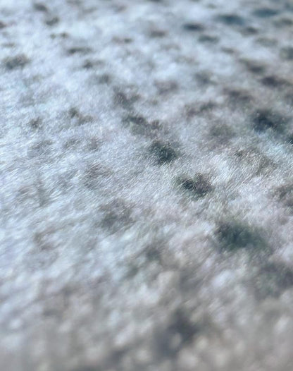 Moderner Teppich Abstraktes Design Blau Grau – Künstlerischer Wohnzimmerteppich