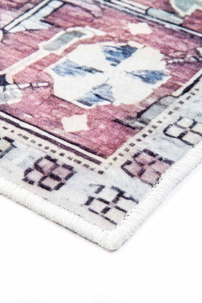 Rózsaköd – Vintage Török Mintás Szőnyeg