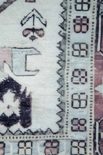 Rózsaköd – Vintage Török Mintás Szőnyeg