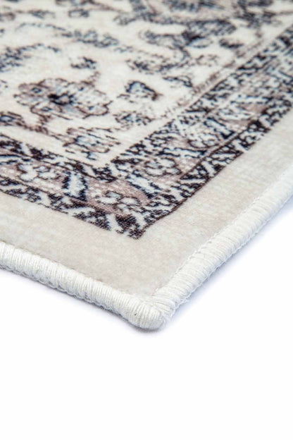 Orientteppich Grau Beige – Klassischer Perserteppich im Vintage-Look