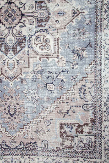 Orientteppich Grau Beige – Klassischer Perserteppich im Vintage-Look