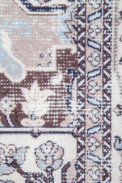 Orientteppich Grau Beige – Klassischer Perserteppich im Vintage-Look