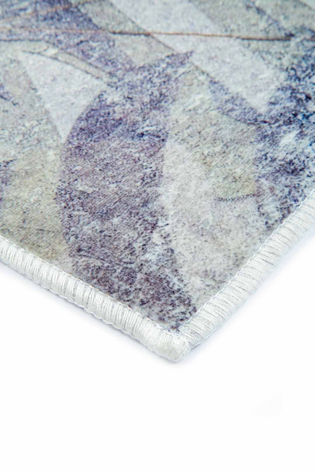 Touch of Nature – Pastel Leaf Pattern Rug