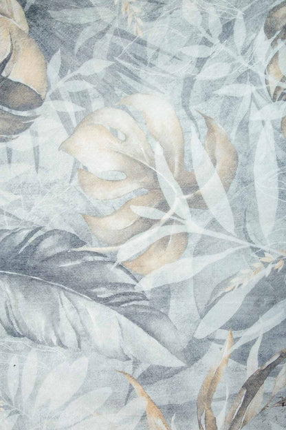 Trópusi Árnyak – Elegáns Levélmintás Szőnyeg