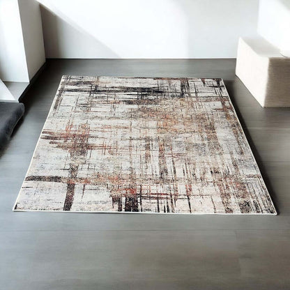 Industrial Art – Modern Abstract Rug